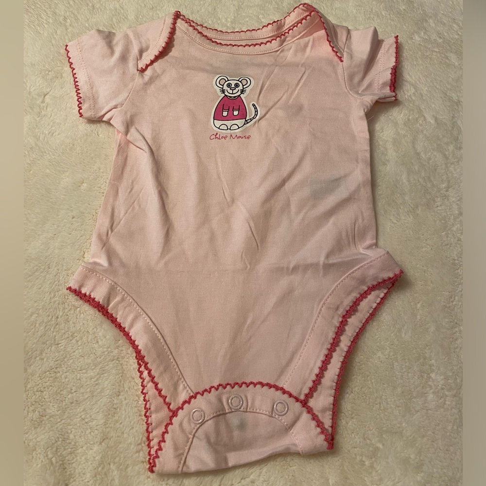 NWOT Tiny TiLLia Baby girl onesie size 3-6M